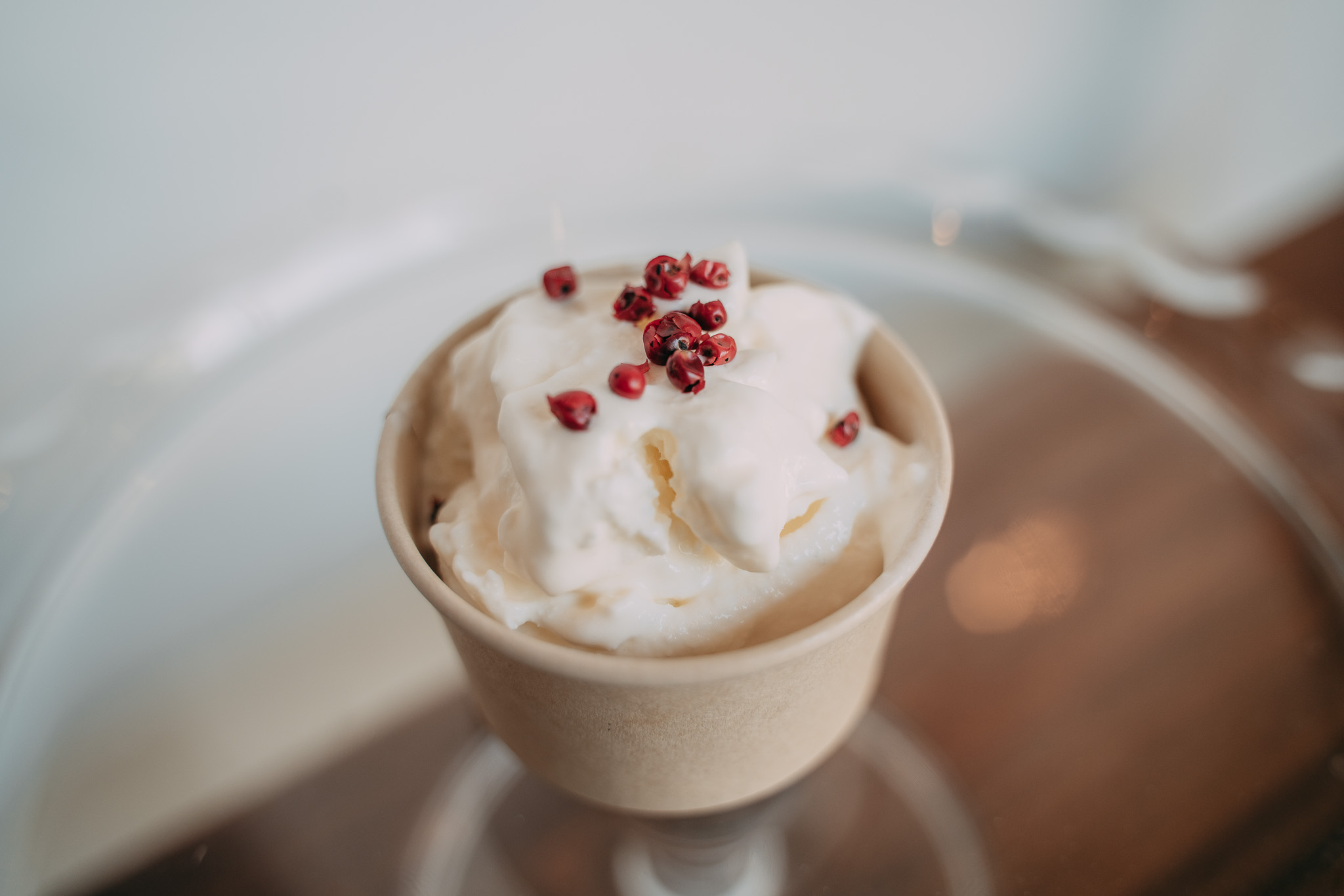Coppetta di gelato artigianale